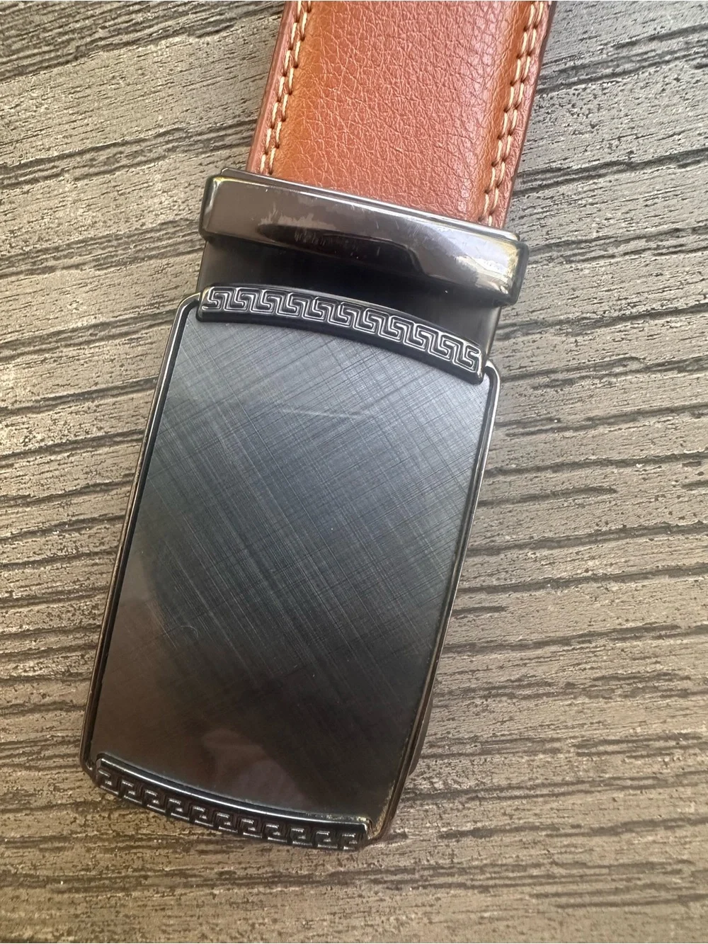 Chaoren Men's Brown Leather 30